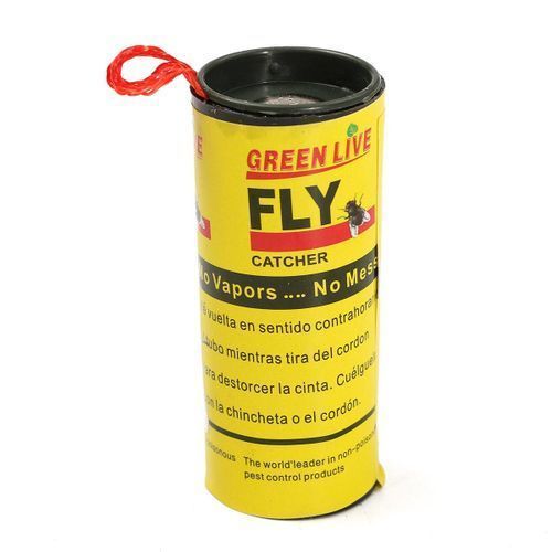 20 Rolls Insect Bug Fly Glue Paper Catcher Trap Ribbon Tape Strip Sticky Flies