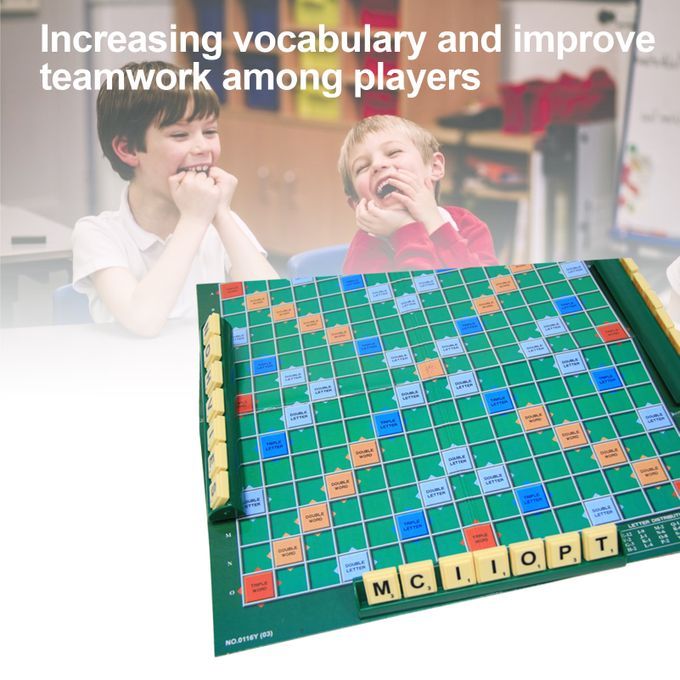 100PCS English Spelling And Word Game Crossword Matching