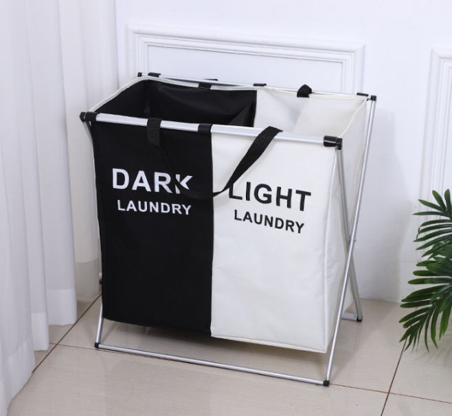 Unique Laundry Sorter Bag In Gray