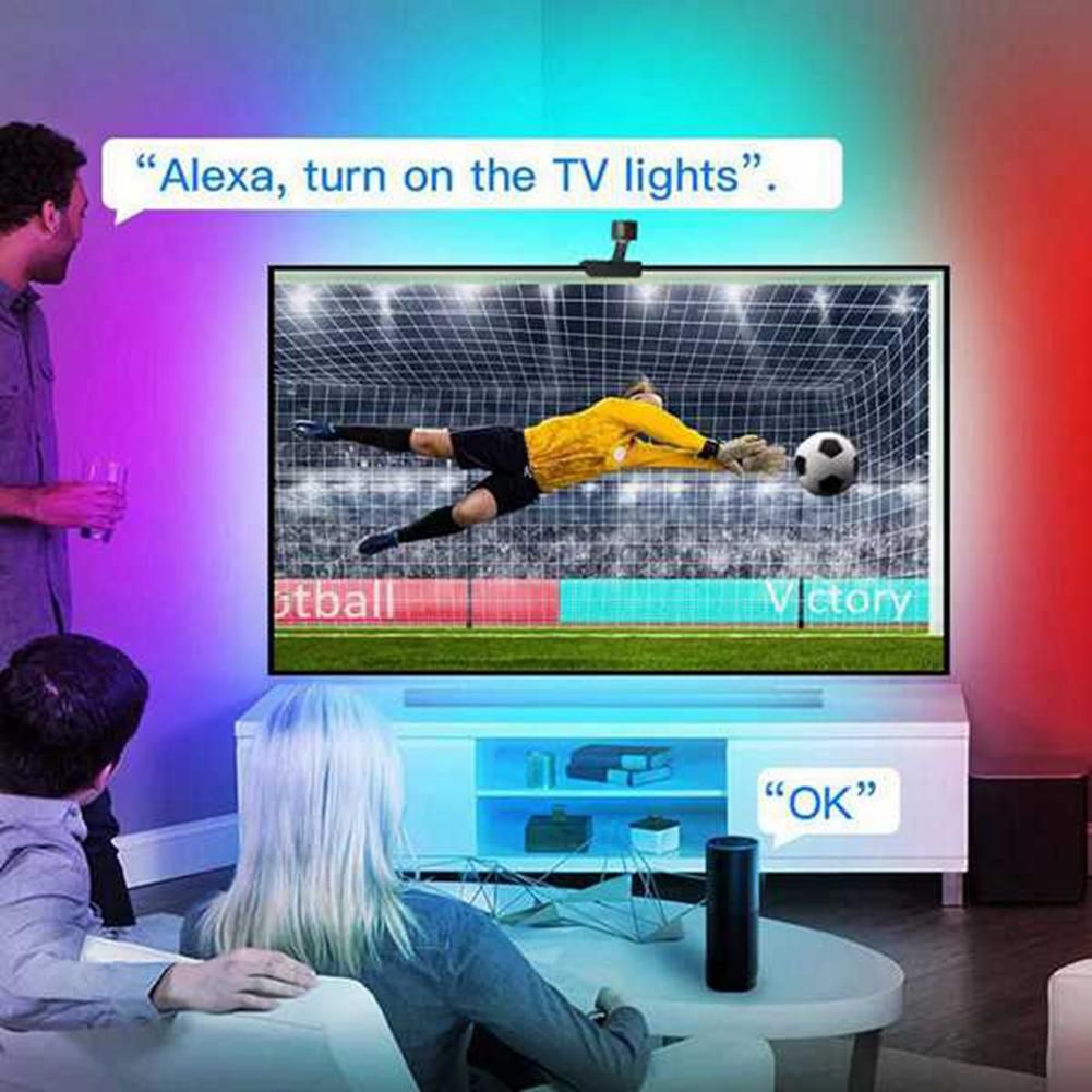 Immersion Smart TV Backlight with Camera LED Backlight for 55-65 Inch TV PC Rhythm Lighting EU Plug