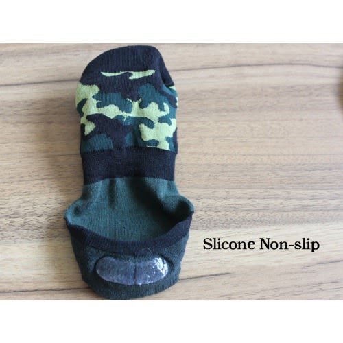 Camouflage Invisible Socks - Green