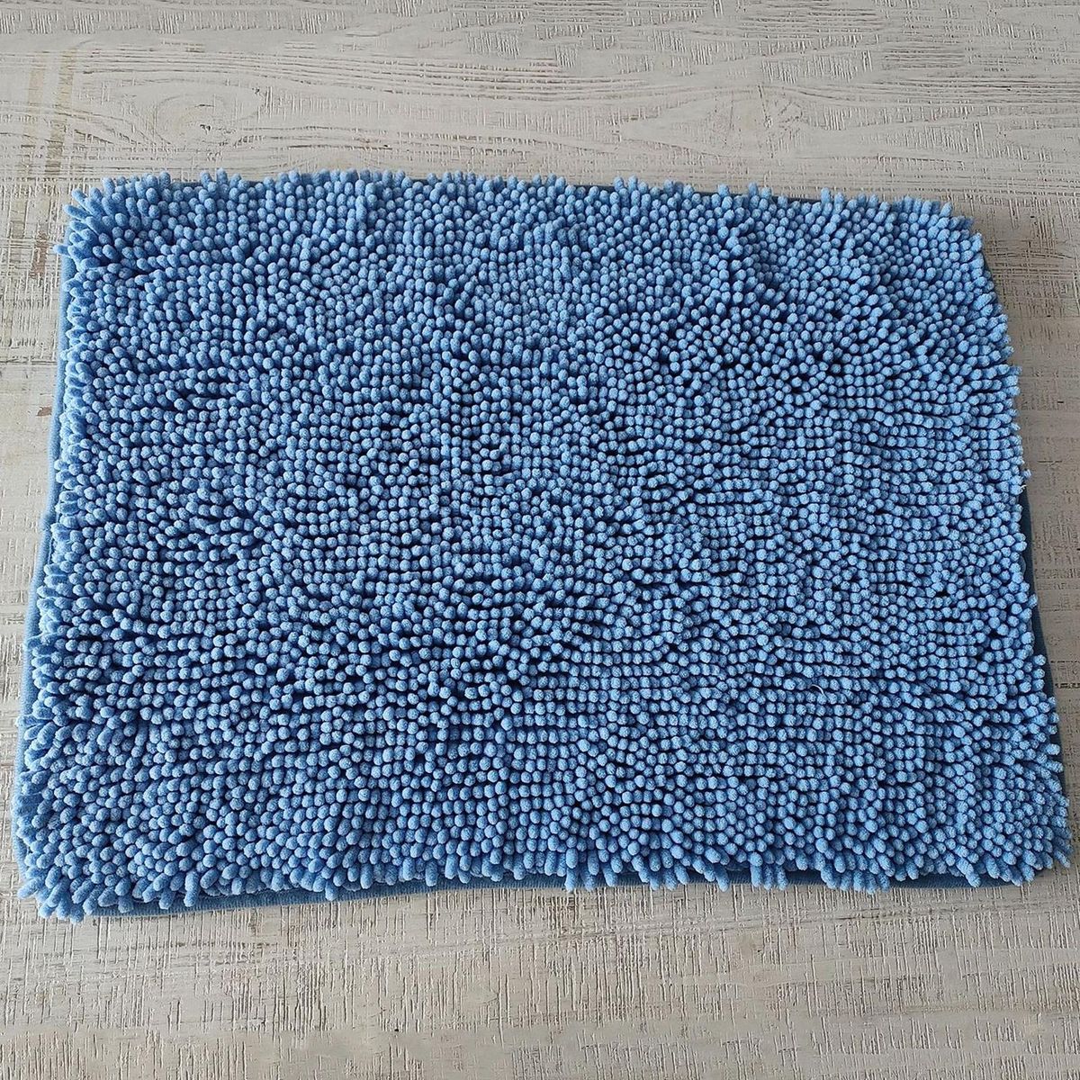Area Carpet Shower Bathroom Anti-slip Floor Tiles Rug Decoration Blue
