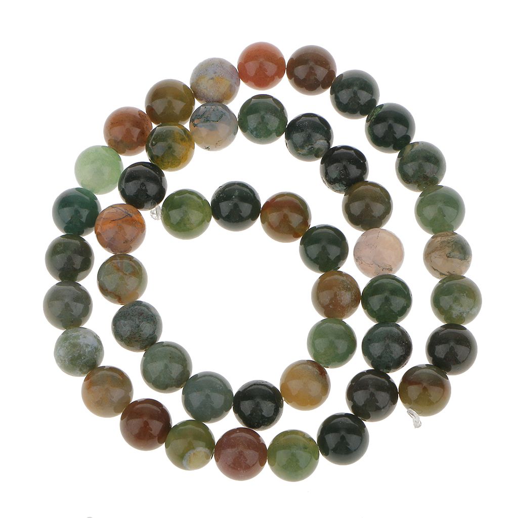Agate Round Gemstones Loose Bead Strand 8mm / 15.5 Inches