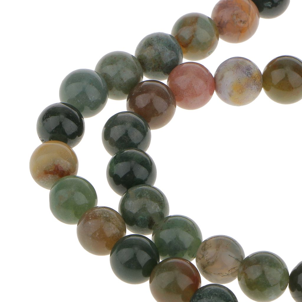 Agate Round Gemstones Loose Bead Strand 8mm / 15.5 Inches