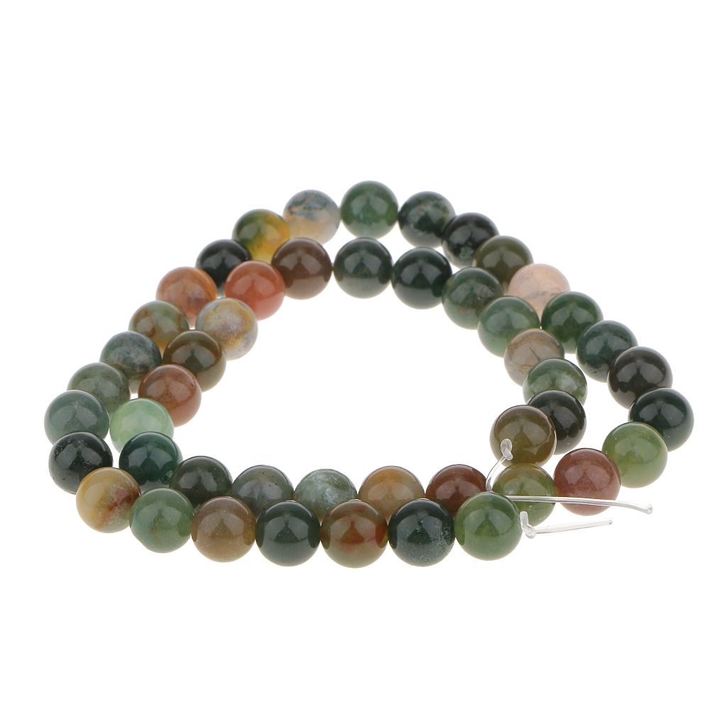 Agate Round Gemstones Loose Bead Strand 8mm / 15.5 Inches