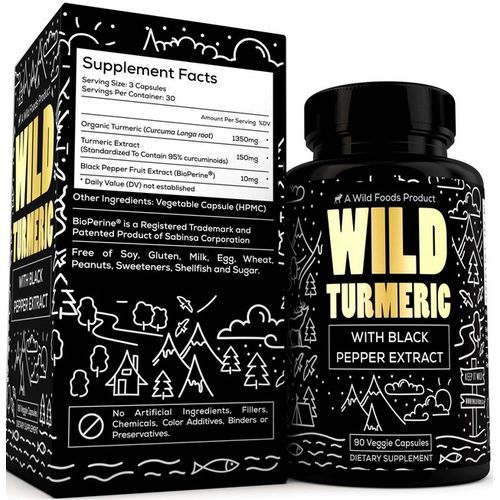 Turmeric Extract Capsules,90 Ct 500 Mg Healthy Inflammatory And Joint Support