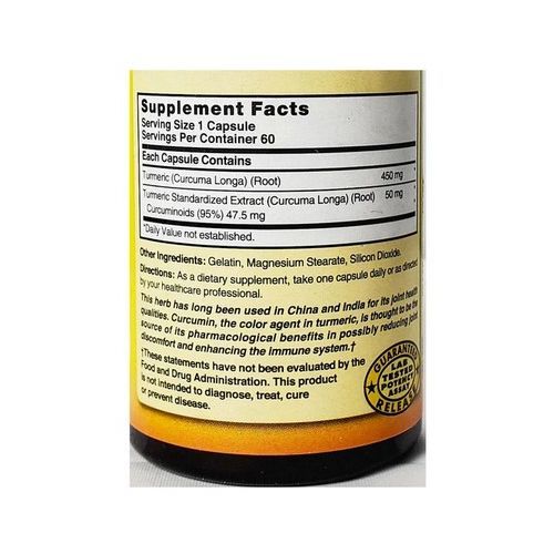 Turmeric (Curcuma Longa) Blend,60 Capsules