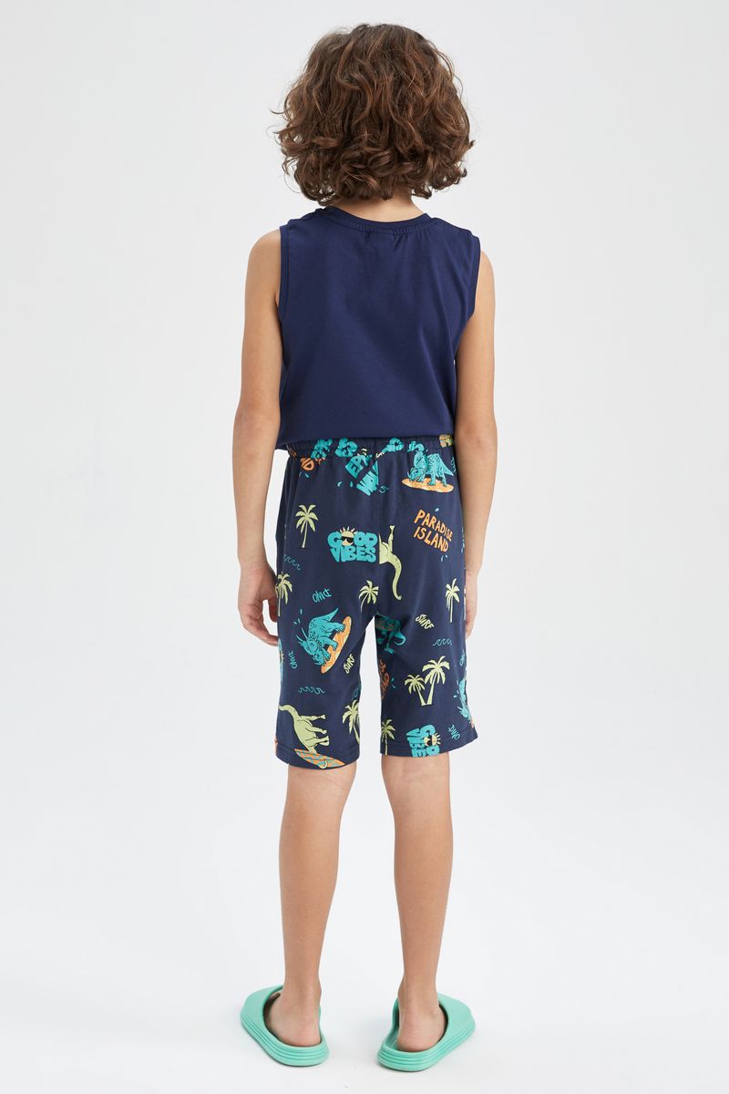 Boy Regular Fit Knitted Short - Indigo