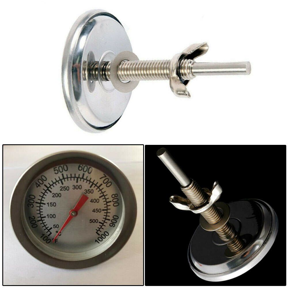 Stainless Steel Oven Thermometer Hang Or Stand Large Dial Baking BBQ Cooking Meat Food Temperature Measurement