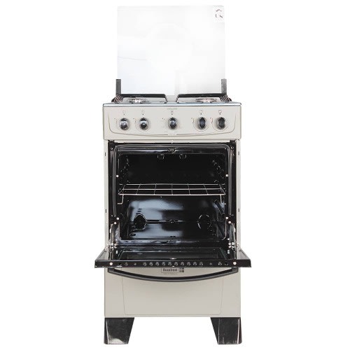 4 Burner Standing Gas Cooker With Oven - Grey