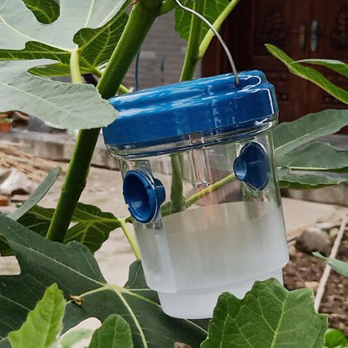 Bee Bait Trap Solar-powered Orchard Farm Bee Trap Blue