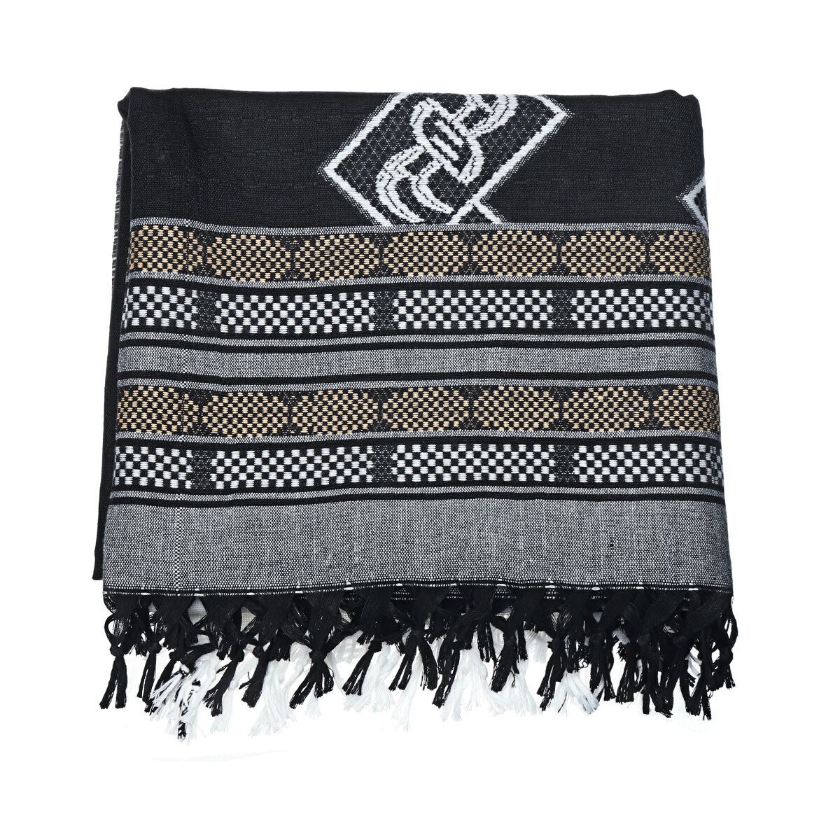 Acrylic Tallit Prayer Shawl And Tzitzit Kosher Jewish Talith Tsitsit Synagogue Black