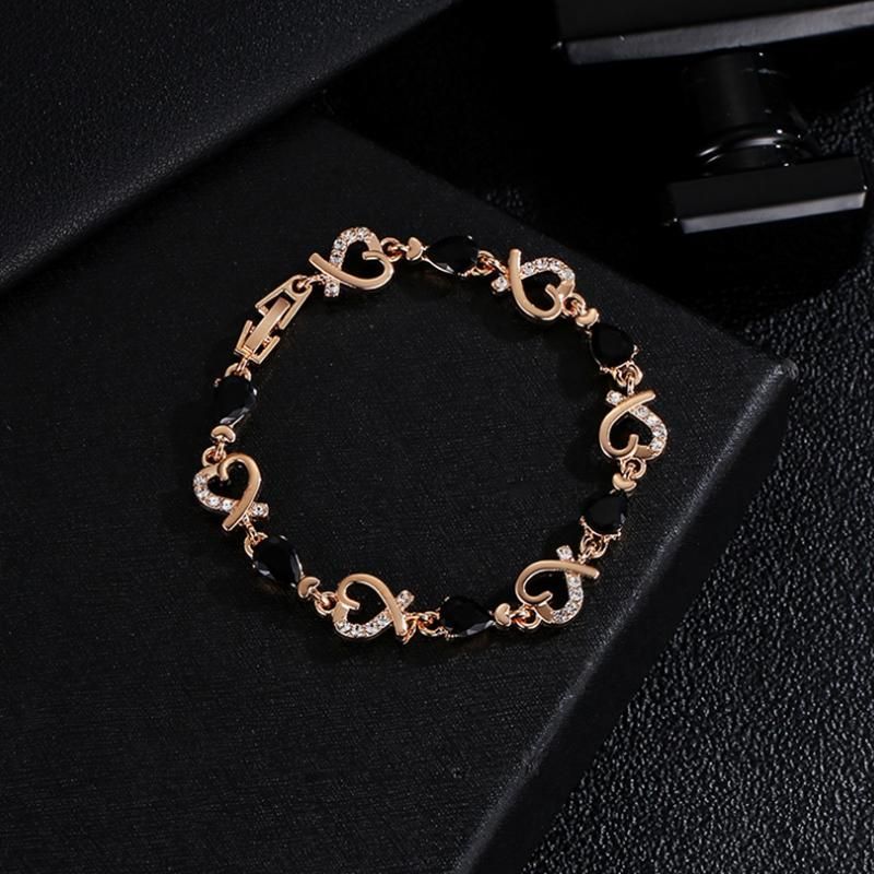 Crystal Bracelet Bangle Love Wedding Bridal Flowers & Diamon