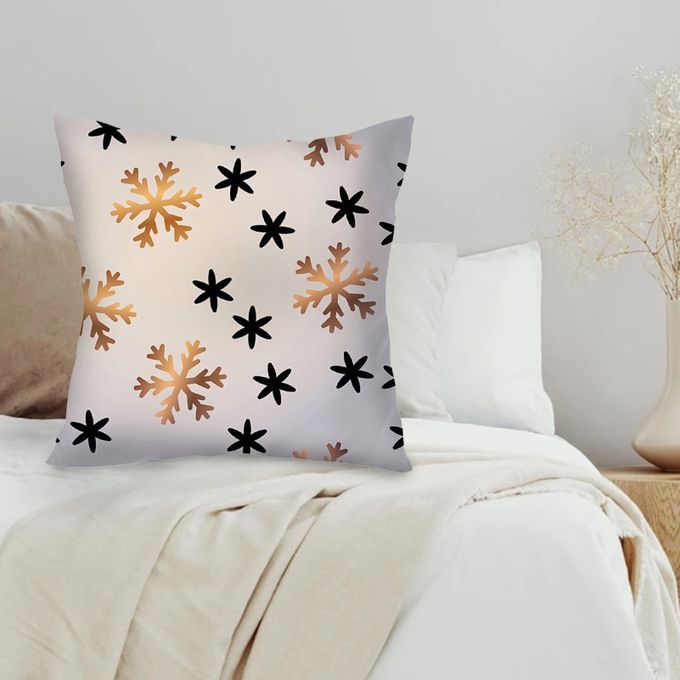 Square Breathable Christmas Pillowcase Polyester Single-