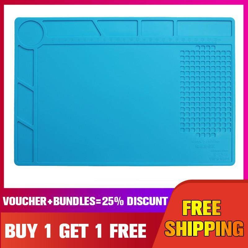 34x23cm Anti Static Heat Insulation Silicone Desk Mat For Phone Computer Repair