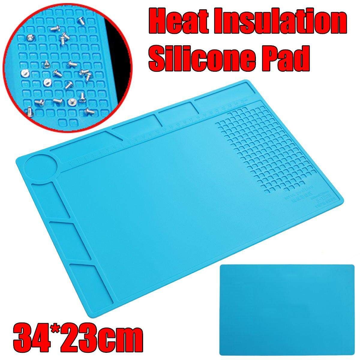 34x23cm Anti Static Heat Insulation Silicone Desk Mat For Phone Computer Repair