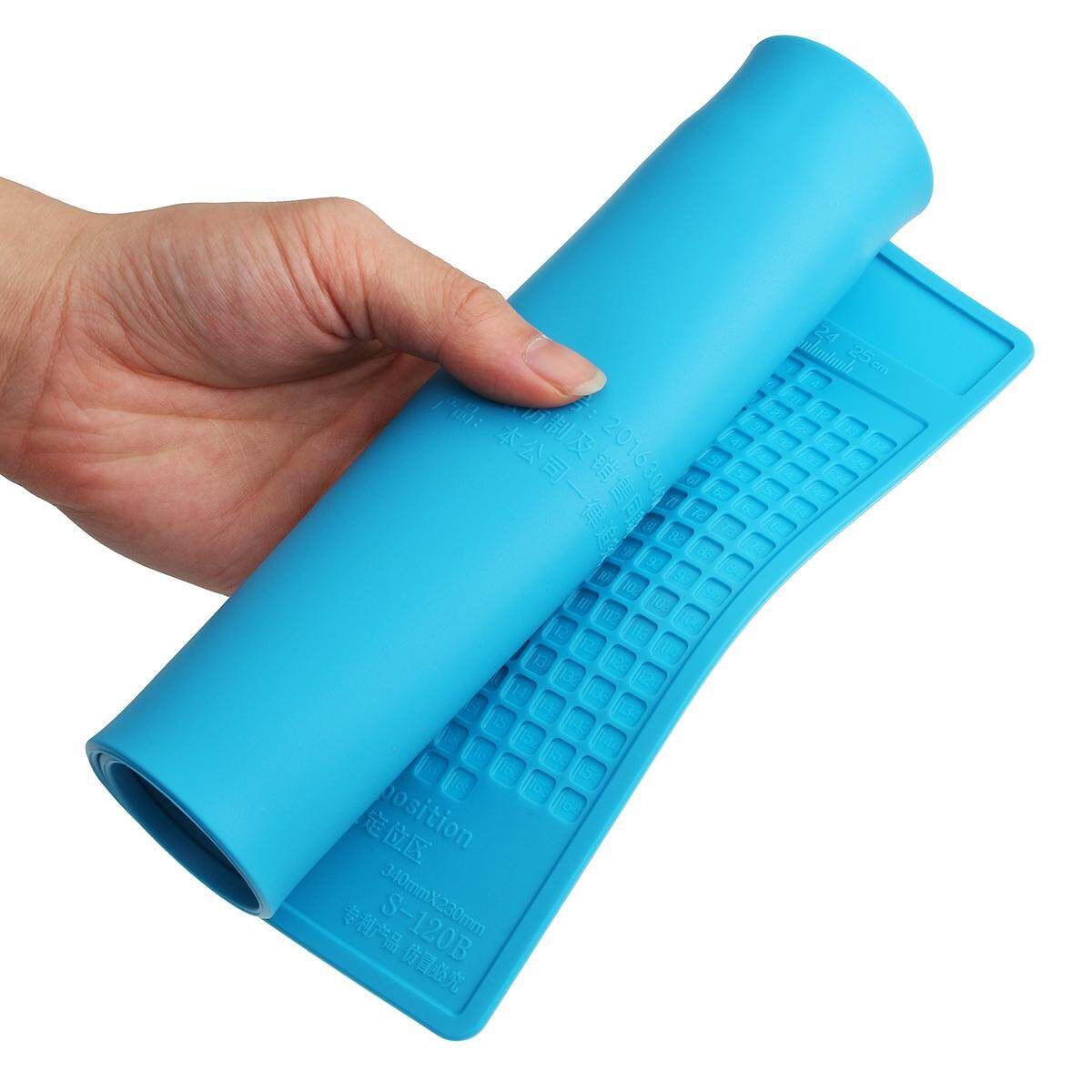 34x23cm Anti Static Heat Insulation Silicone Desk Mat For Phone Computer Repair