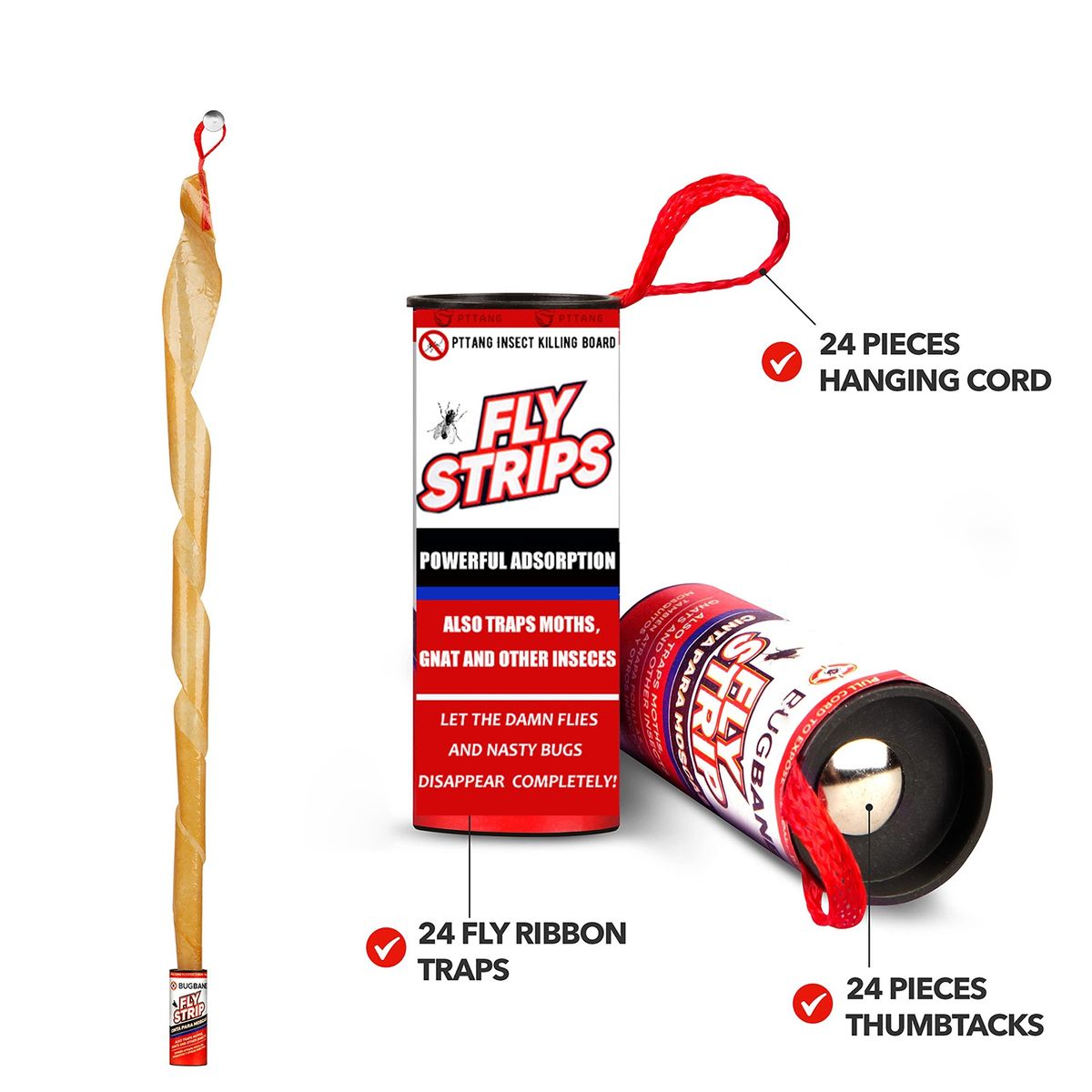 Flies Sticker Long Lasting Effect Flies Sticker Mix Color