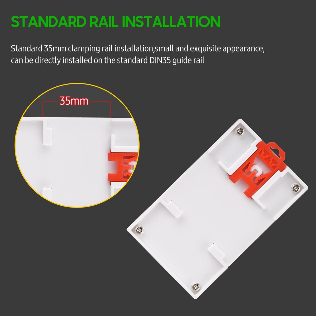 110-240V Rail Thermostat One-way Temperature Controller LED Digital Temperature Controlling Switch Constant Temperature Refrigeration Cooling & Heating with Water Drop Probe