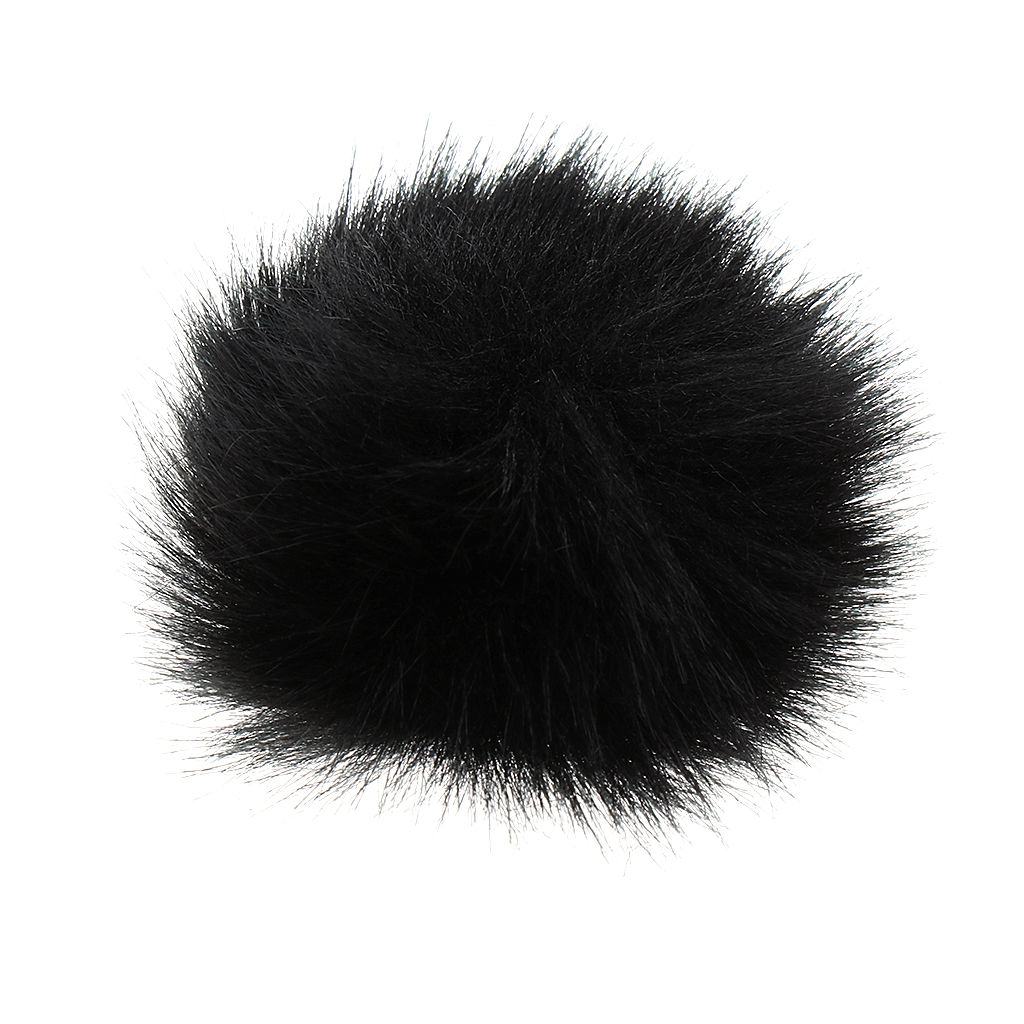 4Pcs Outdoor Furry Cover Windshield Muff For Lapel Lavalier Microphone