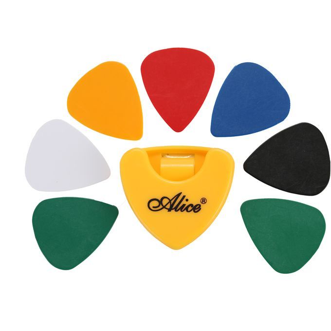 Guitar Tool Kit Tuner Capo Plectrum Holder 7 Picks Guitar-