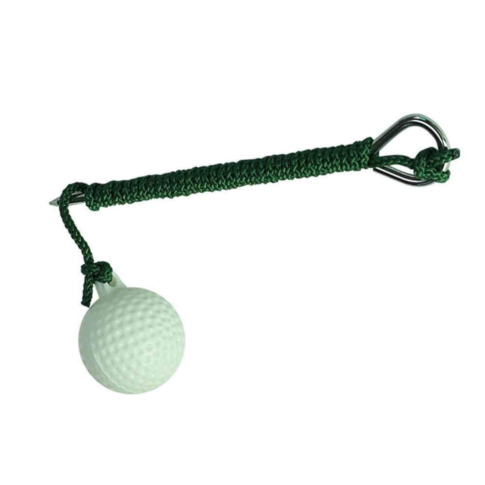 Rope Golf Ball Hit Shot Putting Training Practice Aid Swing