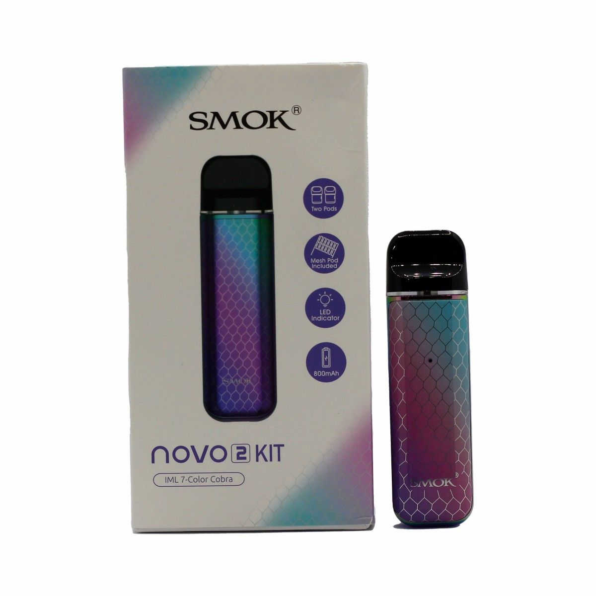 Novo 2 Rechargeable Vape Pod/Kit 7 Color Cobra