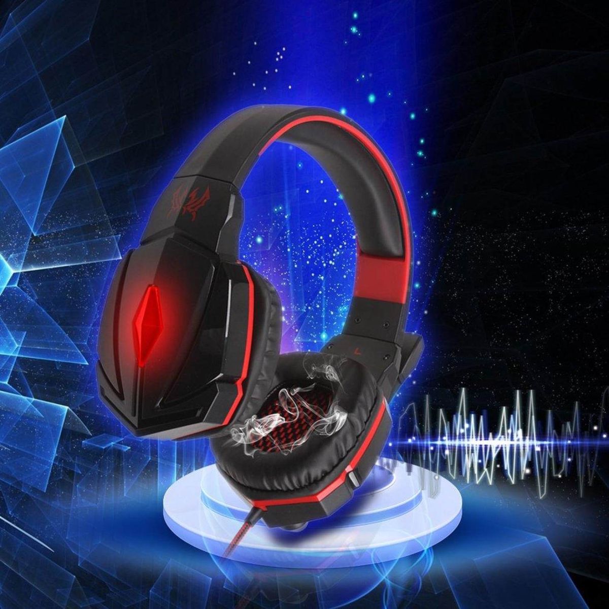 EACH G4000 Stereo Gaming Headphone Headset Mic Volume Control Gaming Headset BDZ