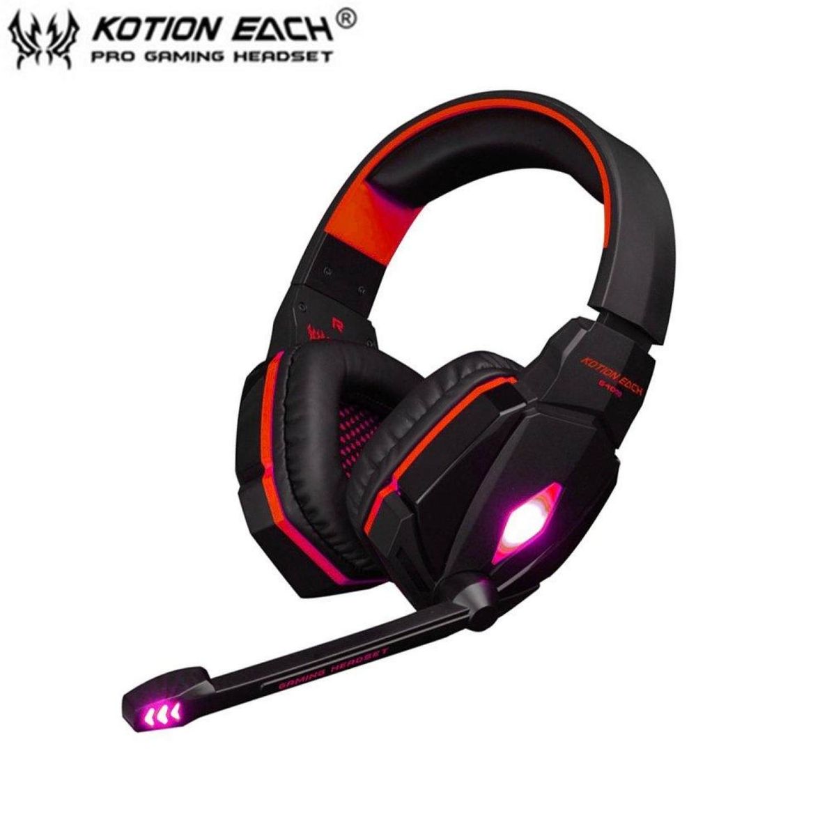 EACH G4000 Stereo Gaming Headphone Headset Mic Volume Control Gaming Headset BDZ