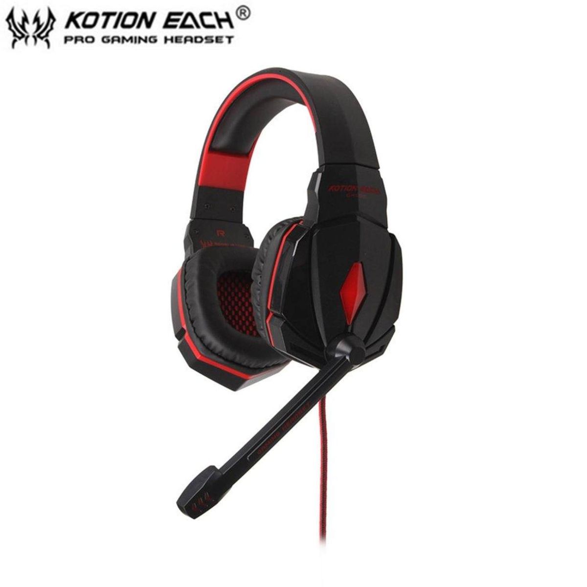 EACH G4000 Stereo Gaming Headphone Headset Mic Volume Control Gaming Headset BDZ