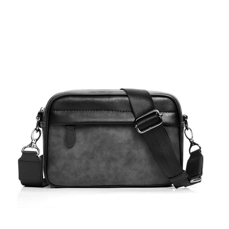 Casual Small Crossbody Bags For Men Casual Leather Shoulder Phone Purse Male Chest Bag  Casual Messenger Bags Men's Satchel