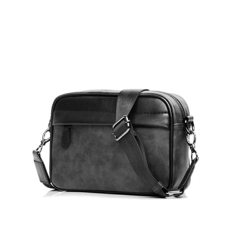Casual Small Crossbody Bags For Men Casual Leather Shoulder Phone Purse Male Chest Bag  Casual Messenger Bags Men's Satchel