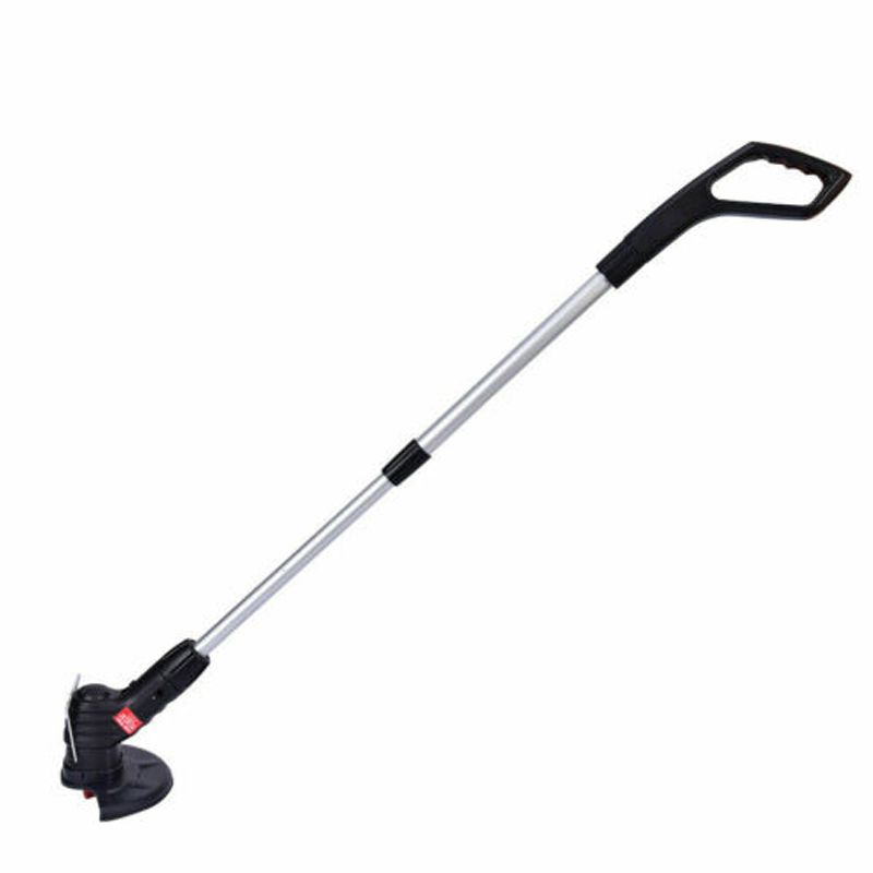 Rechargeable Cordless Electric Weeder Mower Home Garden GrTrimmer Cutter Telescopic Extension Pole Free Movement