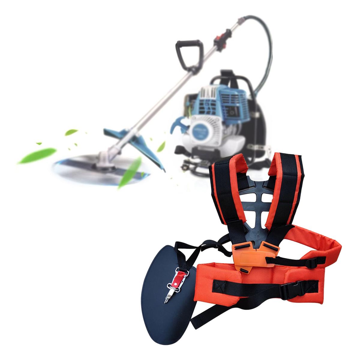 Adjustable Strimmer Shoulder S Comfort Harness Pain Reliever Double Shoulder S For Trimmers Brush Cutter