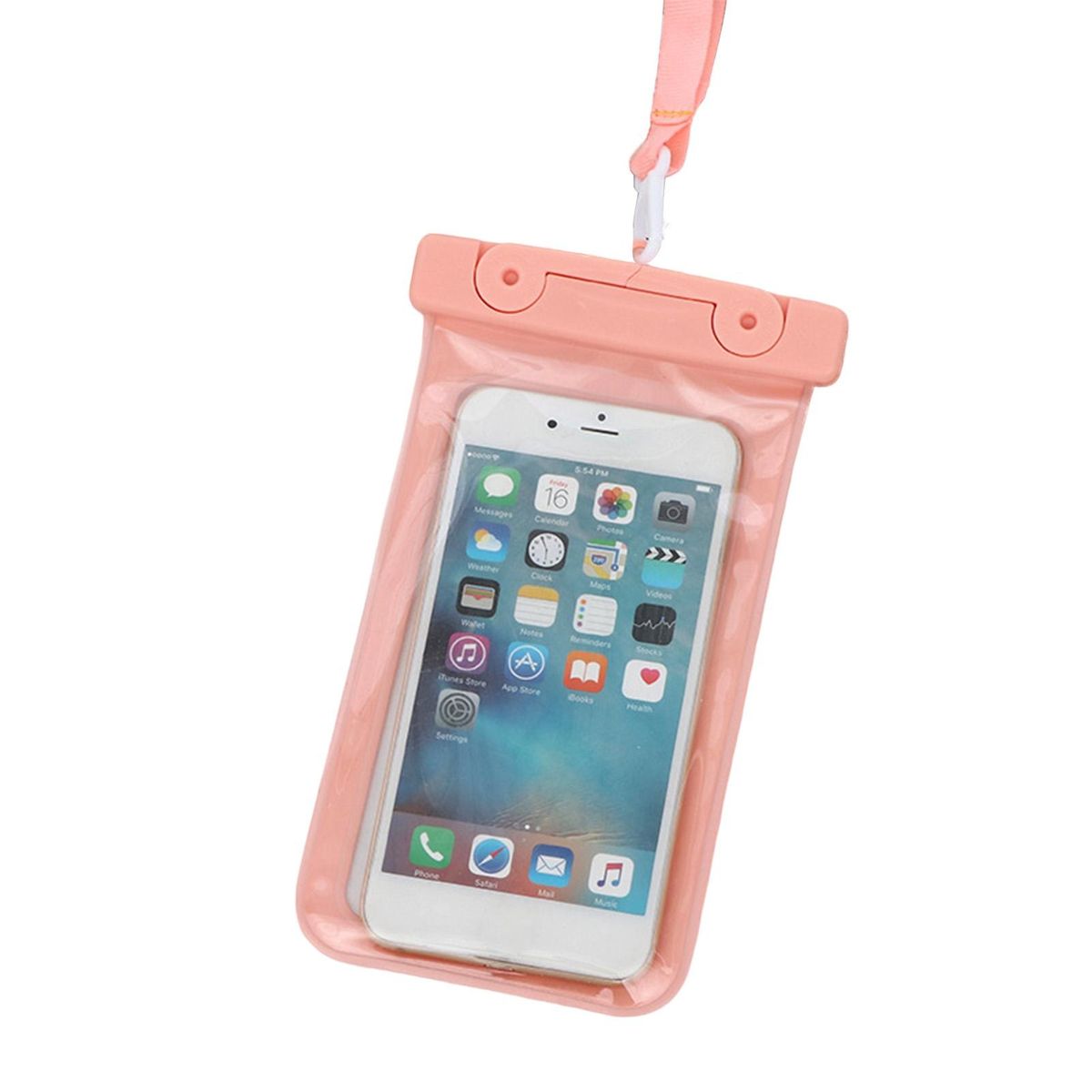 Phone Waterproof Pouch Underwater Filming Phone Waterproof Bag Orange