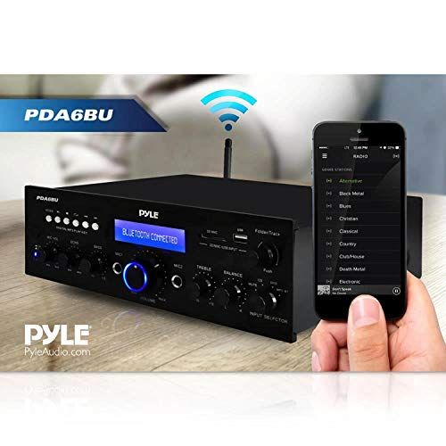 Pyle PDA6BU5 Compact Bluetooth 200 Watt Multi Channel Home T