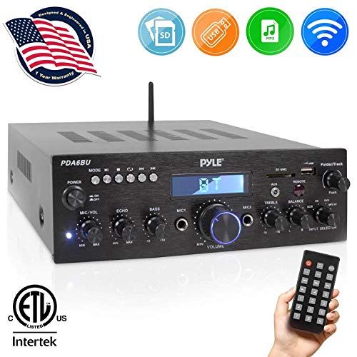 Pyle PDA6BU5 Compact Bluetooth 200 Watt Multi Channel Home T