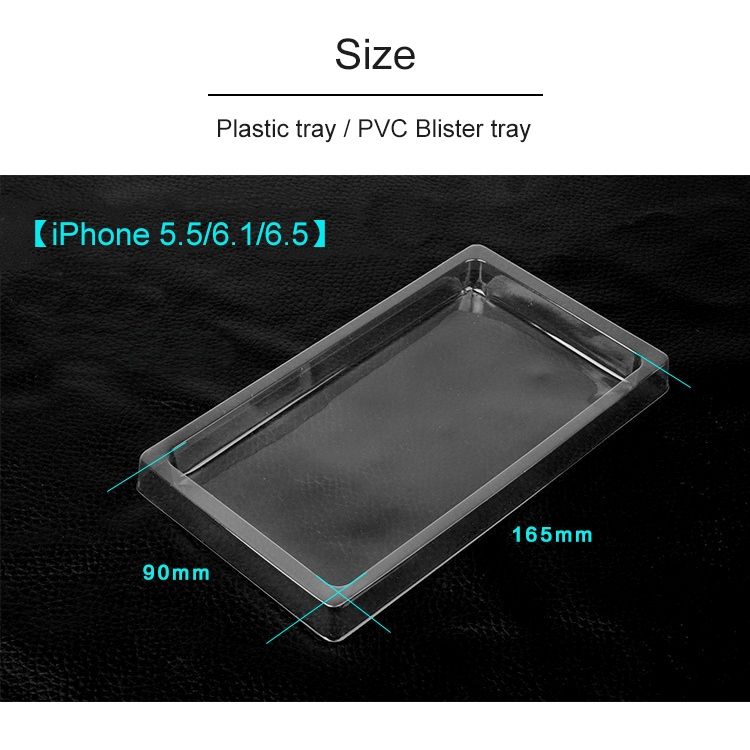 10 PCS 5.5 / 6.1 / 6.5 Inch Cellphone Case PVC Package Box