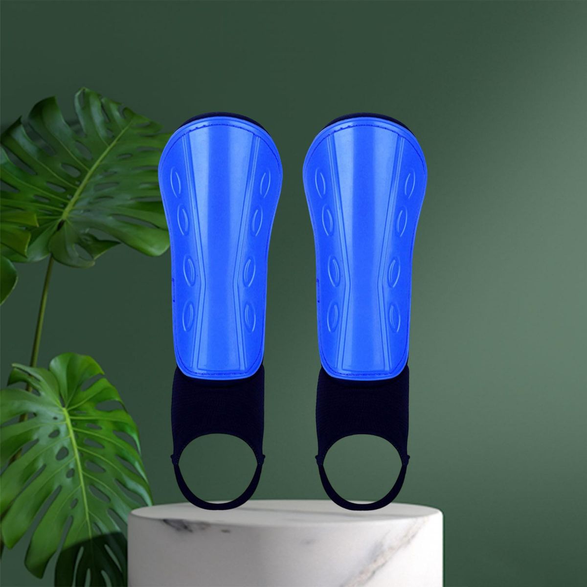 1 Pair Soccer Shin Guard Kids Adults Sport Adult Blue