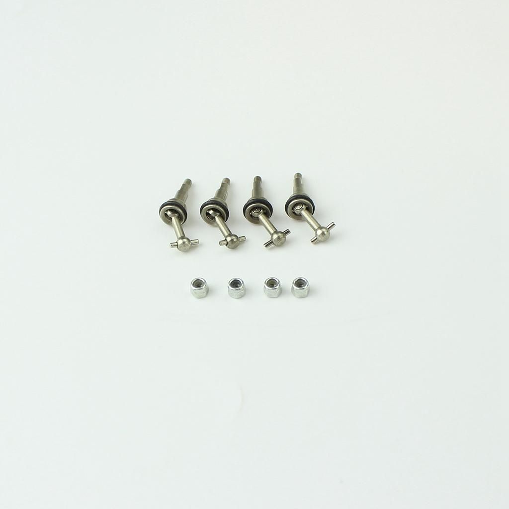 4Pcs Metal CVD Universal Joint Shaft for K969 K989 1/28 RC