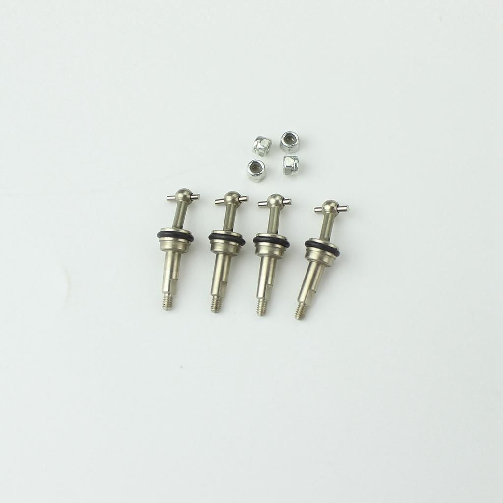4Pcs Metal CVD Universal Joint Shaft for K969 K989 1/28 RC