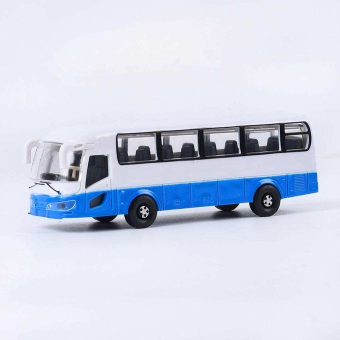 HO Gauge 1:100 Painted Model Bus For Parking Scenery Train Layout