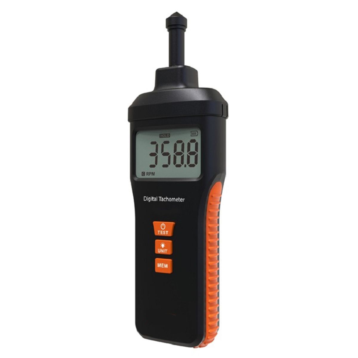 2-in-1 Contact   Non-contact Tachometer Smart LCD Digital