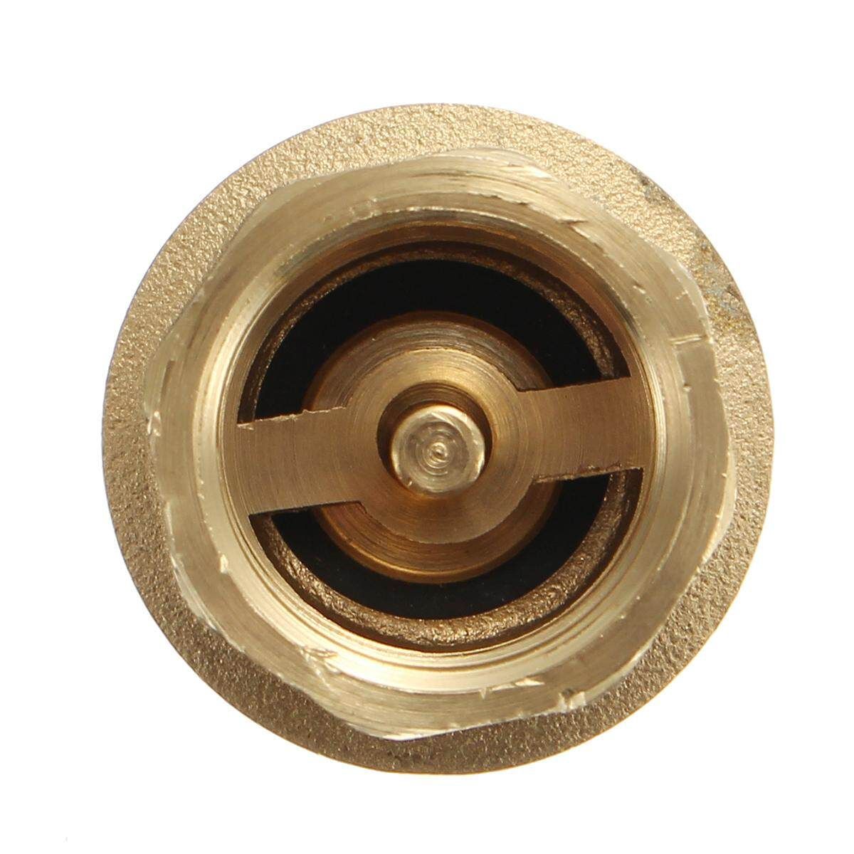 1/2" Female To Female Non-return Check Brass Ball Valve Water Tank Spring Loaded