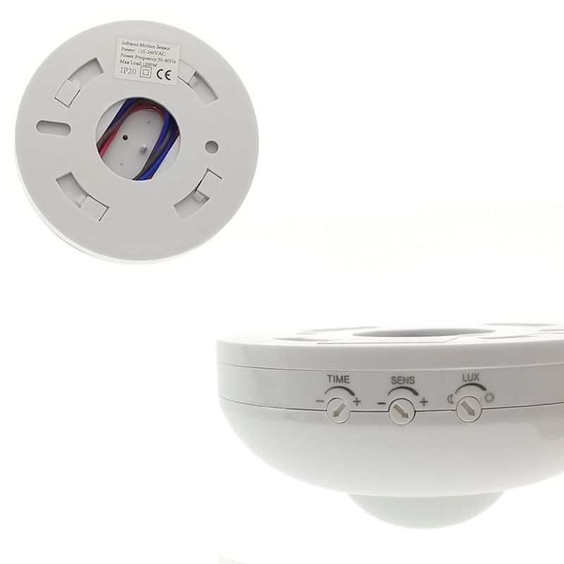 High Sensitivety 360 Degree Automatic Ceiling Infrared Motion Sensor Switch Led Light Motion Sensor 220v AC 6m Max