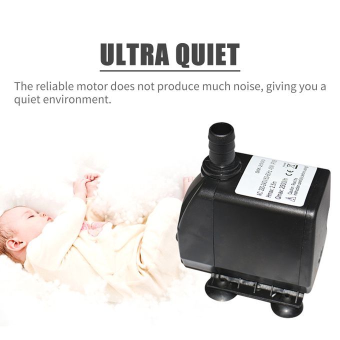 45W 2500L/H Submersible Water Pump With 8ft High Lift Mini