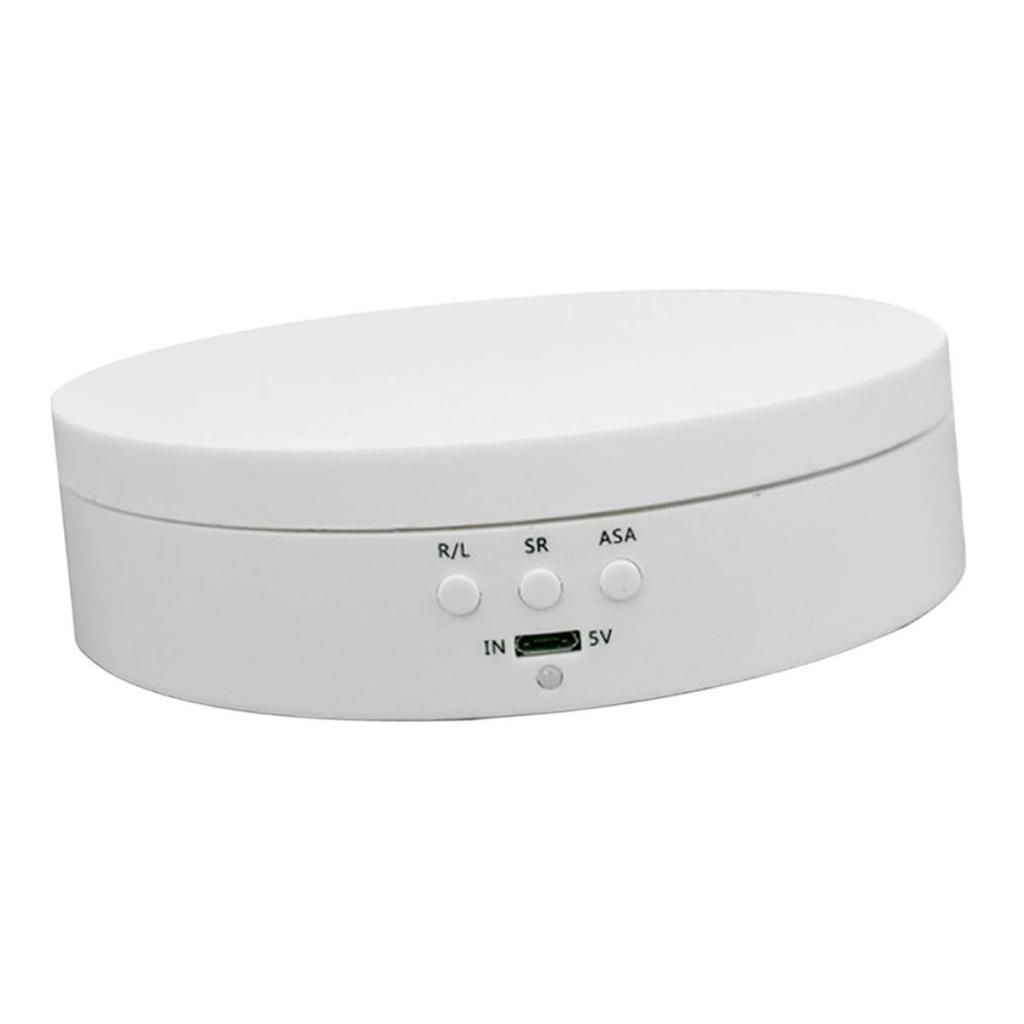 360 Degree Electric Turntable For Perfumes And Collectibles White