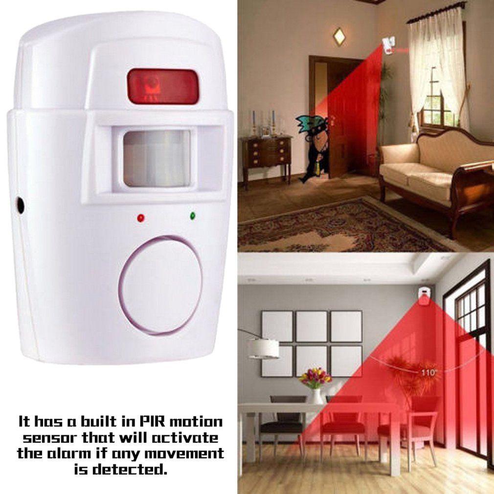 Wireless Motion Sensor Detector Alarm With 2 Remote Controls Door Window For Home Shed Garage Caravan Alarm Security System