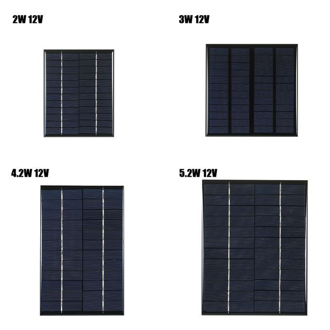 3W 12V Polycrystalline Silicon Solar Panel Solar Cell For DI