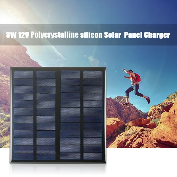 3W 12V Polycrystalline Silicon Solar Panel Solar Cell For DI